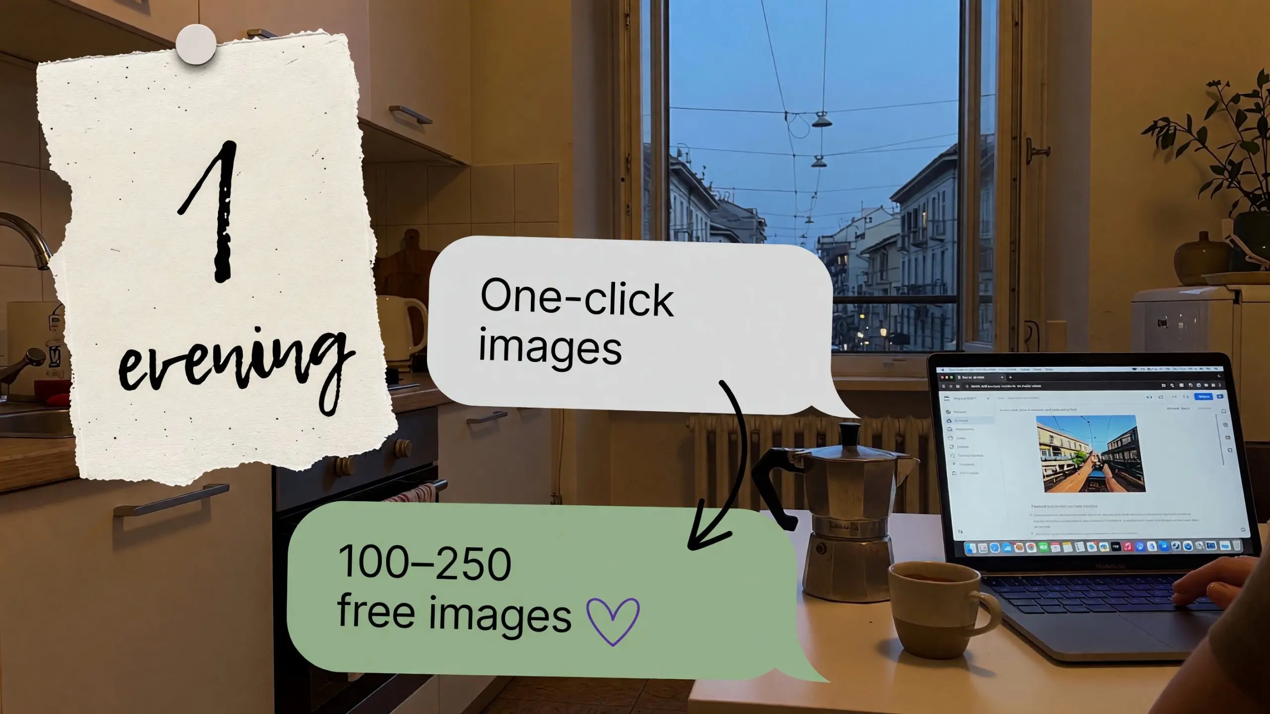 WordPress plugin built in one evening: one-click AI images, 100–250 for free