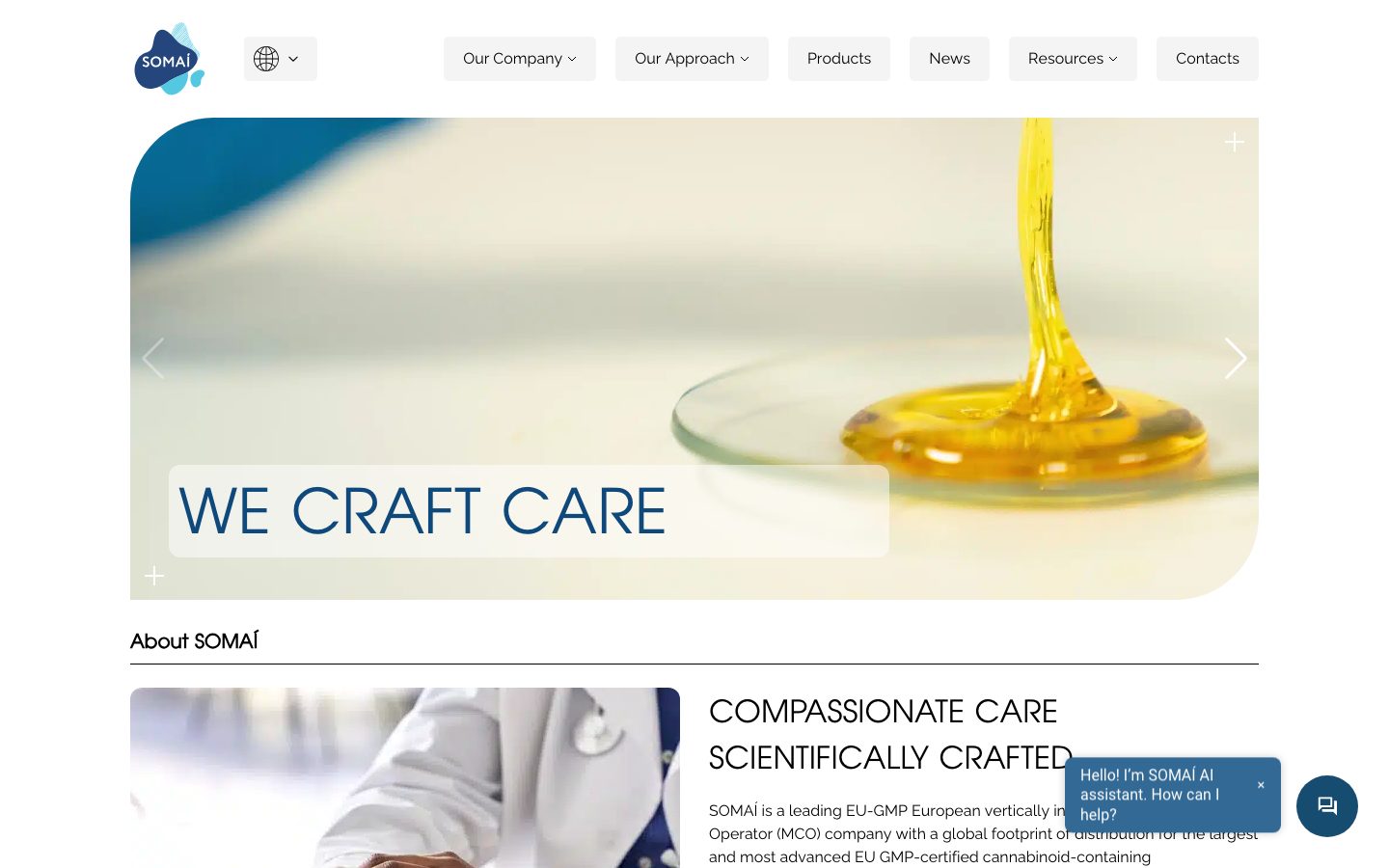 SOMAÍ Pharmaceuticals: EU-GMP pharmaceutical manufacturer