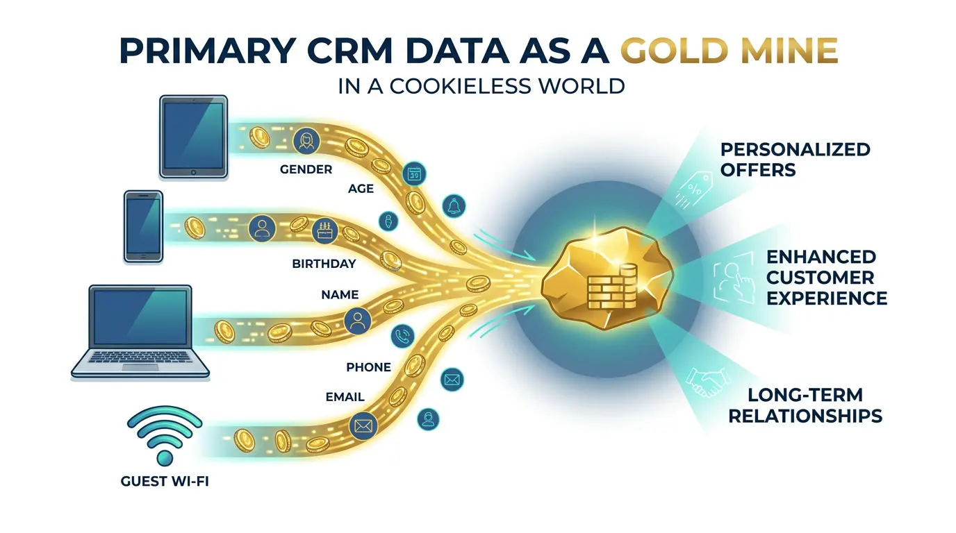 Porque é que os dados primários de CRM se tornam uma mina de ouro na era sem cookies?