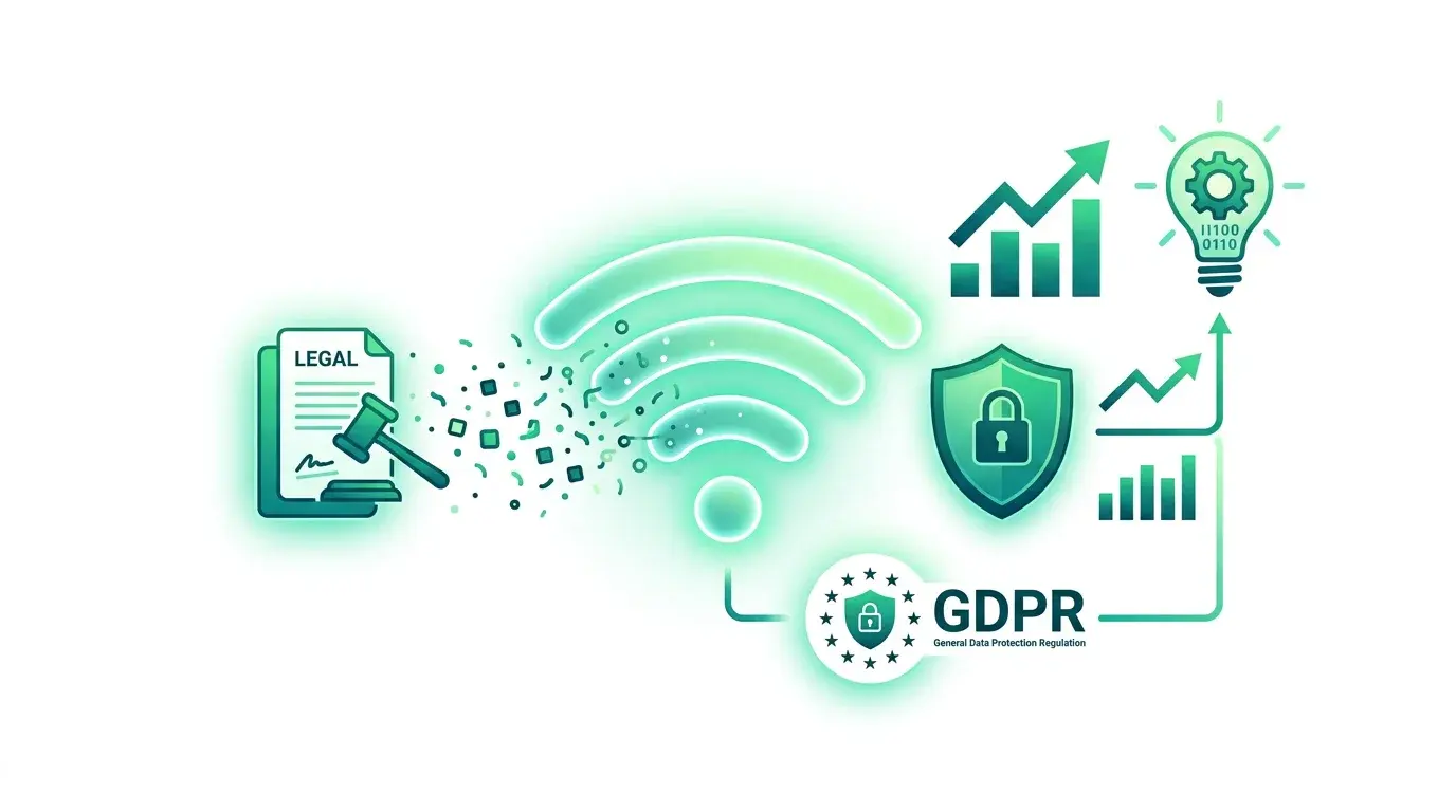 Aspetos legais da recolha de dados por Wi-Fi: o que precisa de saber