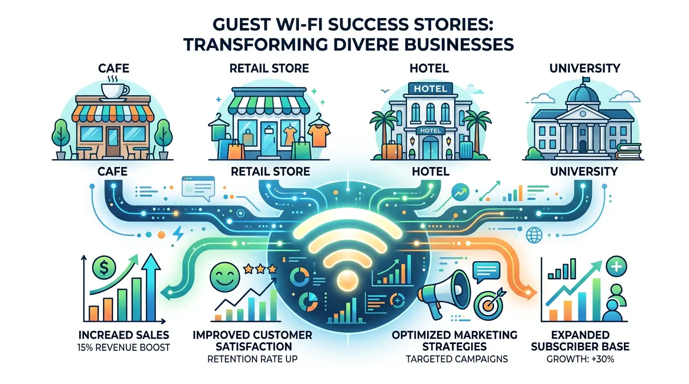 Casos de estudo: empresas que têm sucesso com o Wi-Fi para convidados