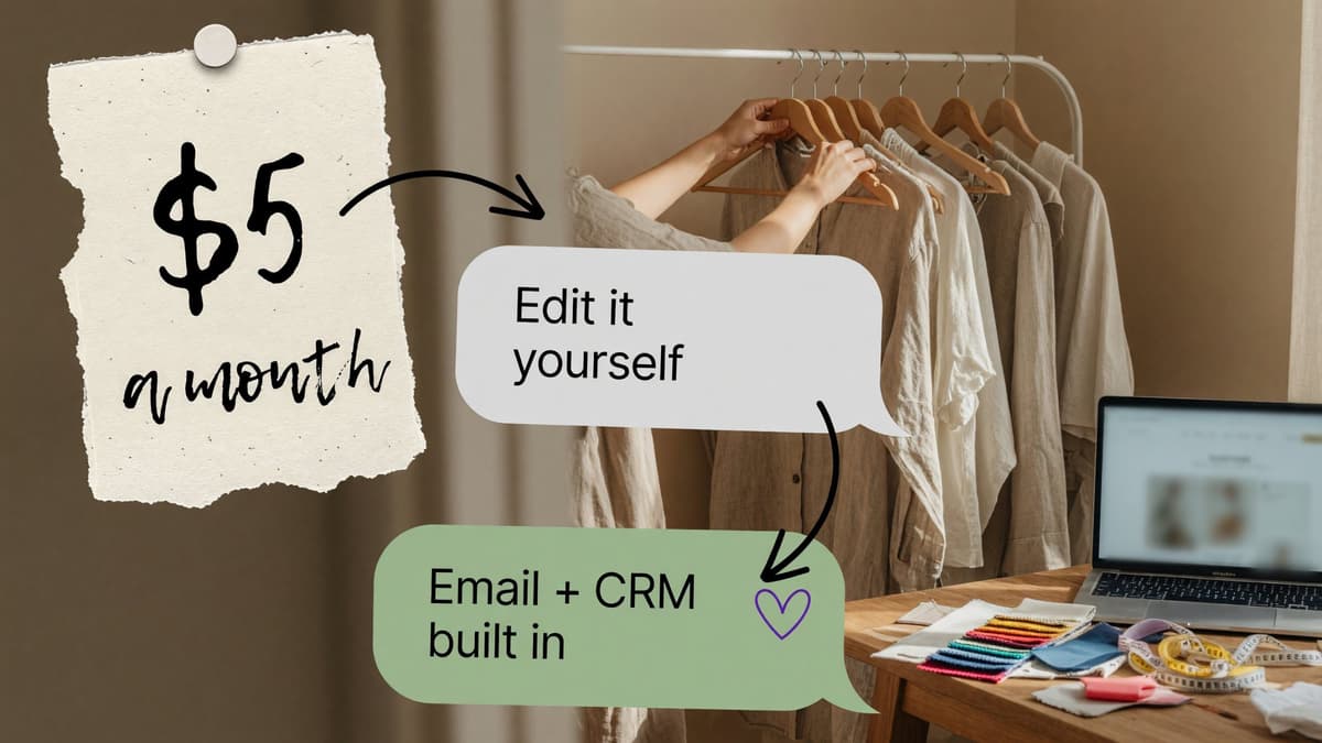 Client site on Cloudflare and EmDash for $5 a month: edit it yourself, email and CRM built in